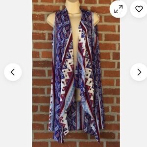 NWT Wrangler Sleeveless Kimono Size S / P